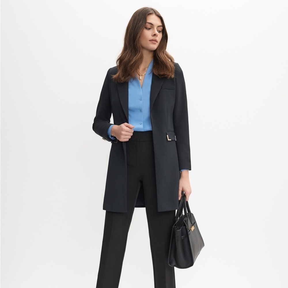 Melanie Lynne Women's Long Jacket/ Blazer- Size 12